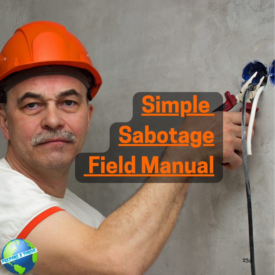 Simple Sabotage Field Manual